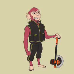 Mining Ape #696