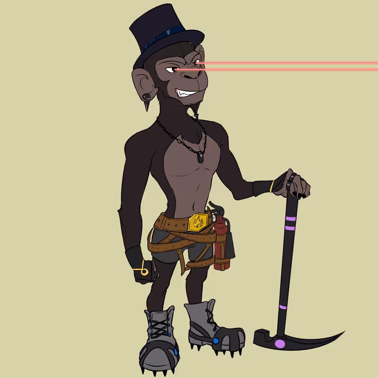 Mining Ape #1262