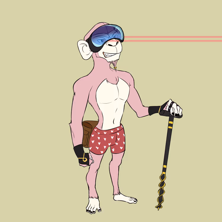 Mining Ape #966