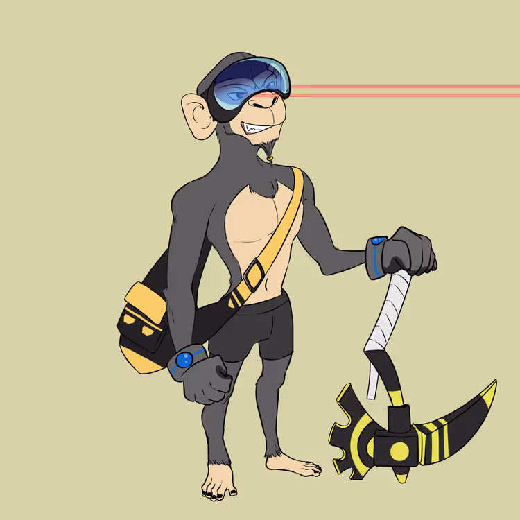 Mining Ape #1494