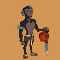 Mining Ape #1125