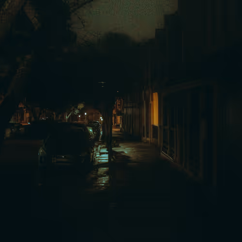 Lonely road.
