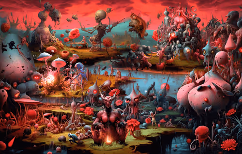 The Eternal Garden: A Fusion of AI and Bosch