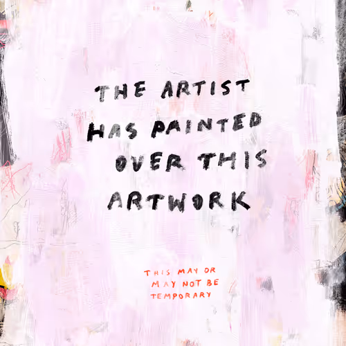 THE ARTIST HAS PAINTED OVER THIS ARTWORK
