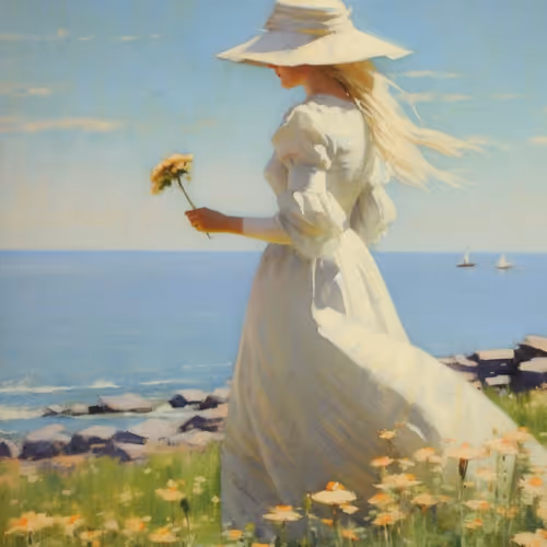 falaise en fleurs