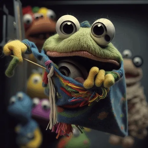 Puppet frog