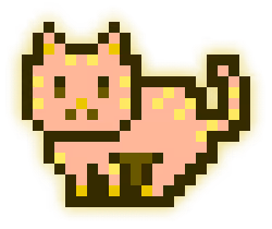 MoonCat #16412: 0x00a4d8c60f (accessorized)