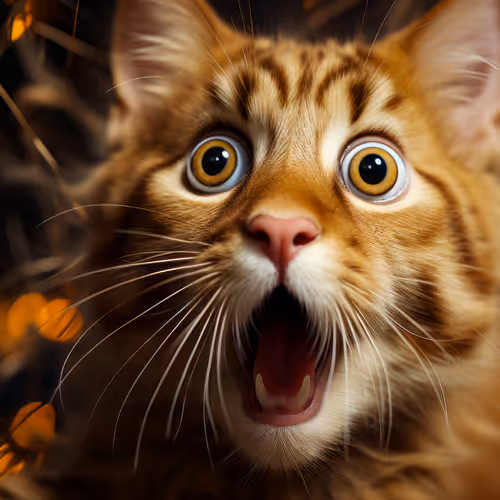 kitteh is surprise