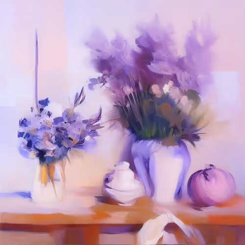 WHERE FLOWERS KISS THE PURPLE