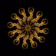 Golden Ballerina Body Mandalas