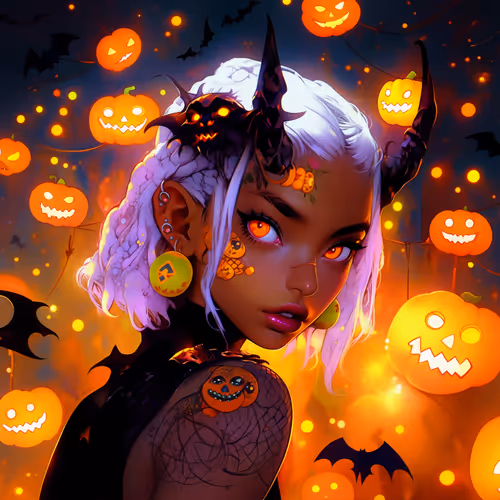 Mystic Provocative Halloween Girl