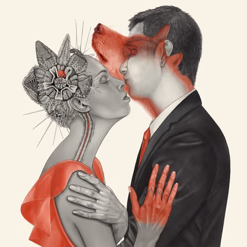 Evocations in Red by Katerine Escobar