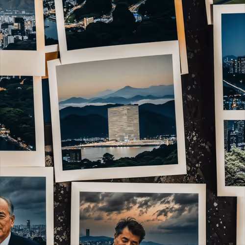 On the edge of mountain and sea