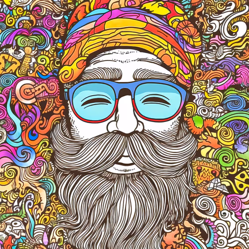 Doodle Hippies 70s