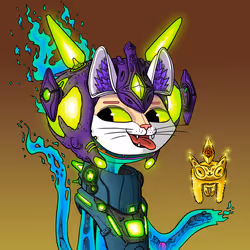 Alien Cat #1069