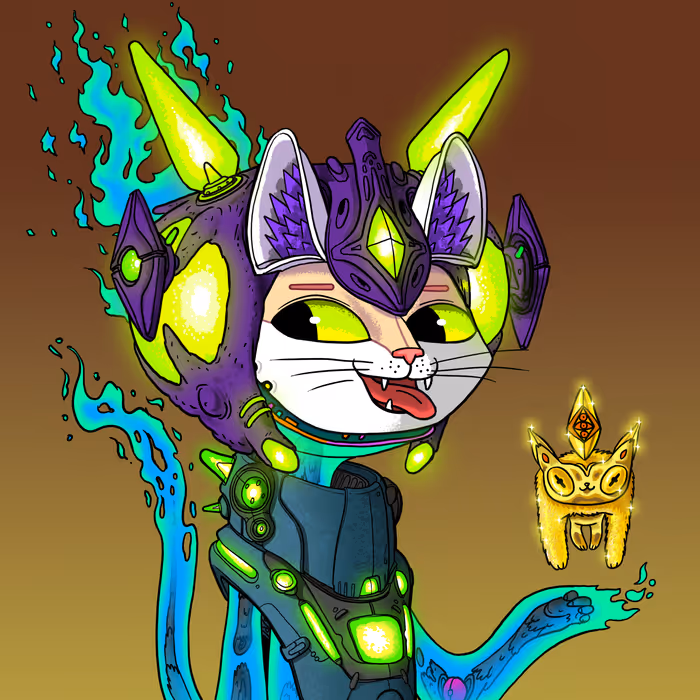 Alien Cat #1069