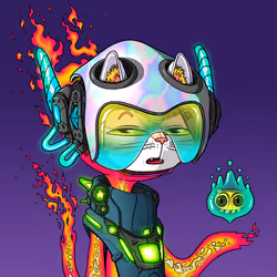 Alien Cat #2158