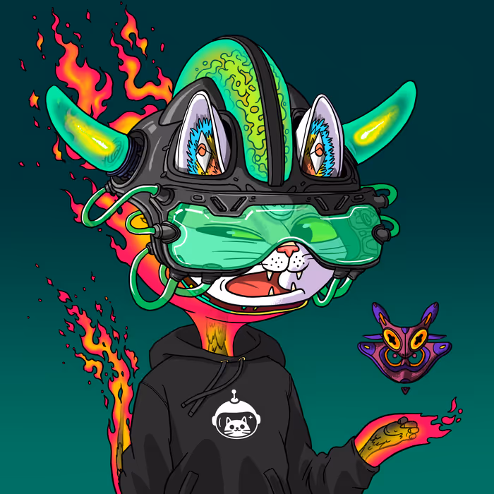Alien Cat #1124