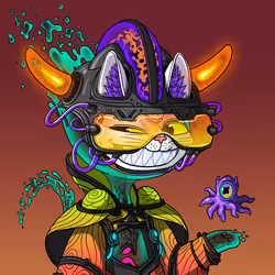Alien Cat #8042