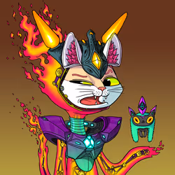 Alien Cat #8021