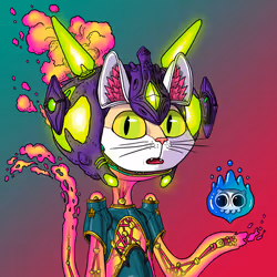 Alien Cat #1210