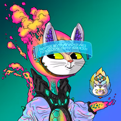 Alien Cat #1651