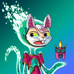 Alien Cat #1255