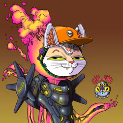 Alien Cat #10110