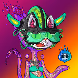 Alien Cat #1208