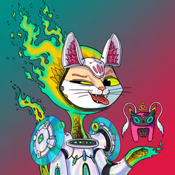 Alien Cat #4098