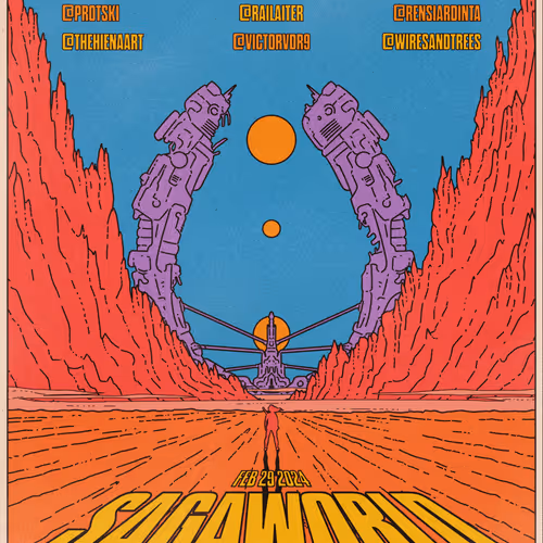 SAGAWORLD Issue # 2 Poster