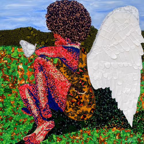Whispers of hope: A winged encounter