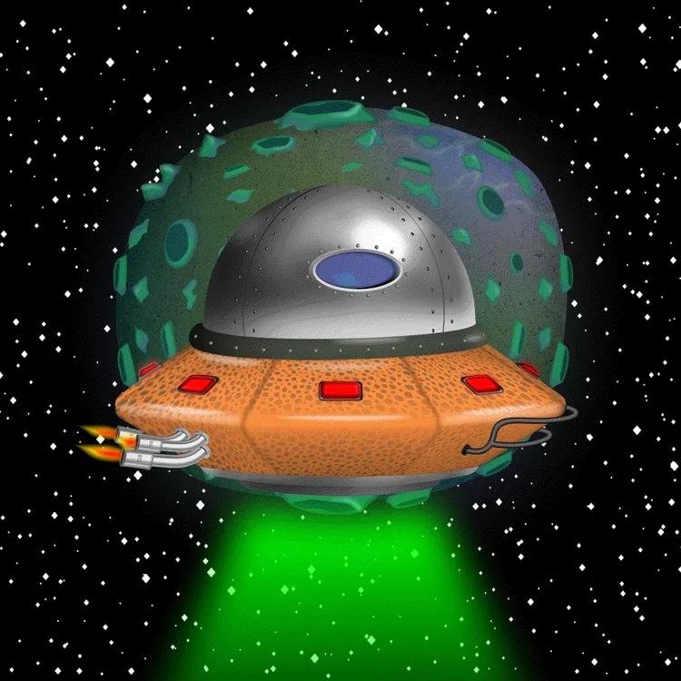 Alien UFO 1854