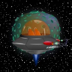 Alien UFO 1800