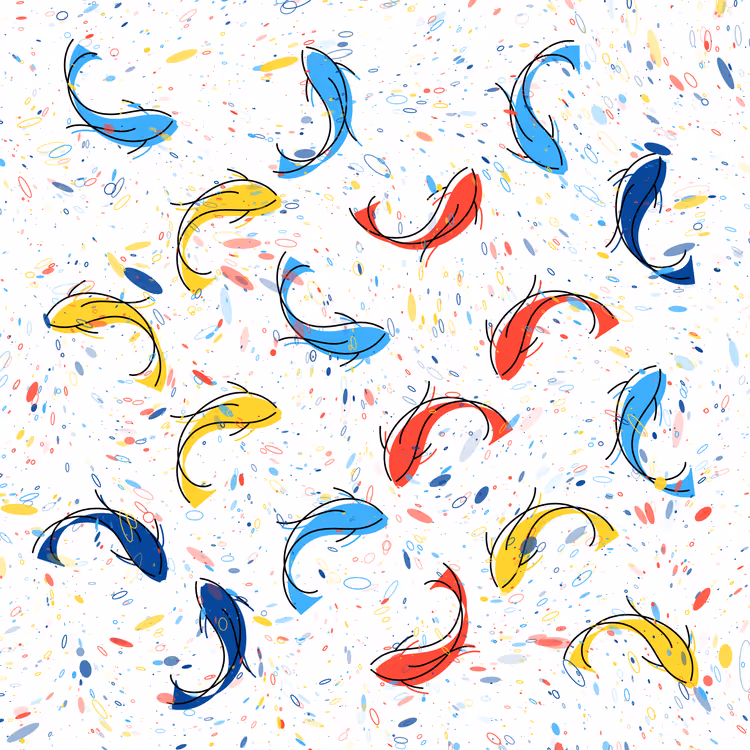 Colored Carp #2678
