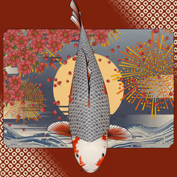 Carp and Seasons #7981