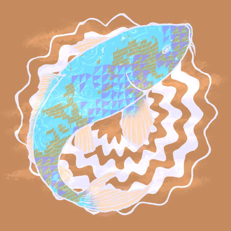 Generative patterns "NISHIKIGOI" #7583