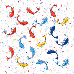 Colored Carp #2256
