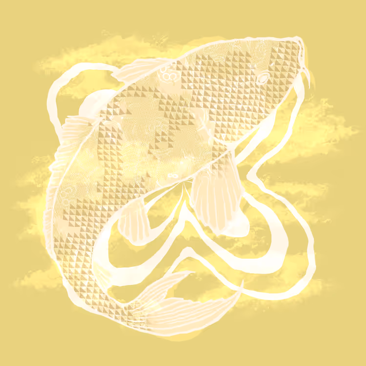 Generative patterns "NISHIKIGOI" #8387