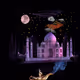 Magic flight over Taj Mahal