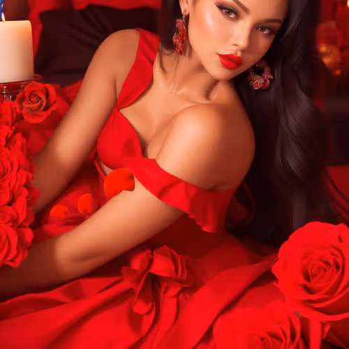 Woman in the Color of Passion