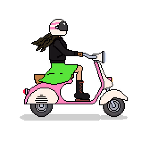 Scooter Girl Nikki Tchao