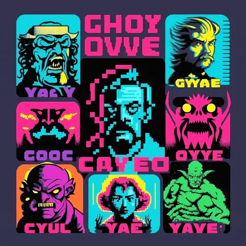 Pixel Game Posters