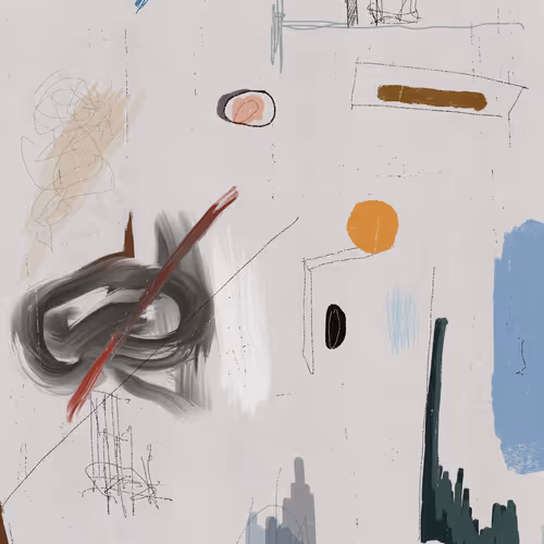 Abstraction on the wall by Bruno
