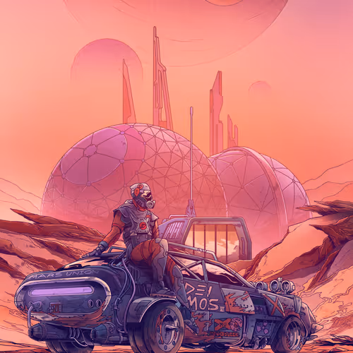 UAE NFT - Mars Colonization | Stefan Grosse Halbuer