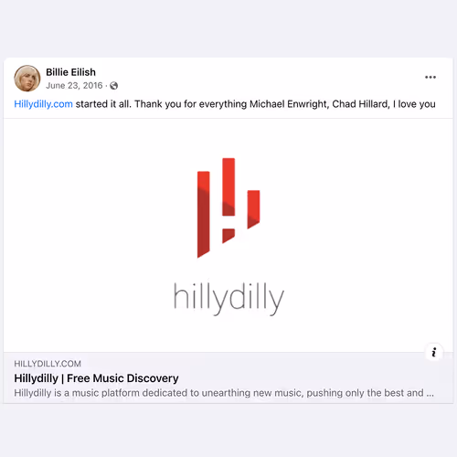 Proof of Billie Eilish