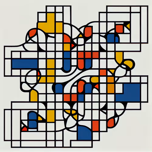 Mondrian's Labyrinth by Lilia