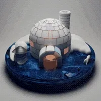 Penguins Castle 3D