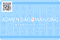 ADMEN DAO MAHJONG MEMBERSHIP CARD