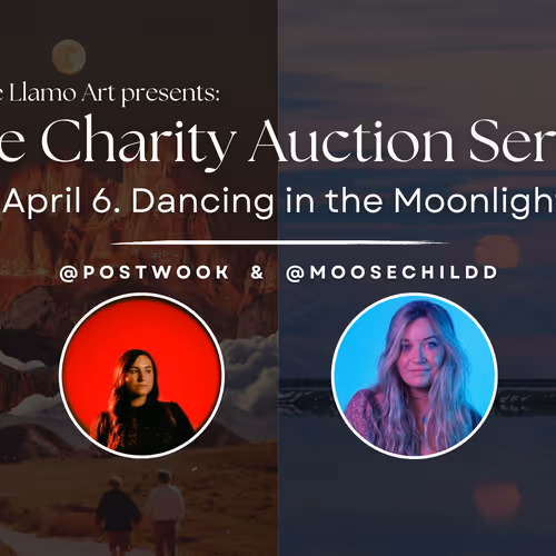 Me Llamo Art Charity Auction Day 4. "Dancing in the Moonlight"